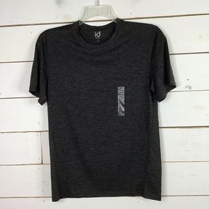 New Ideology Core Mesh Back TShirt Charcoal Gray